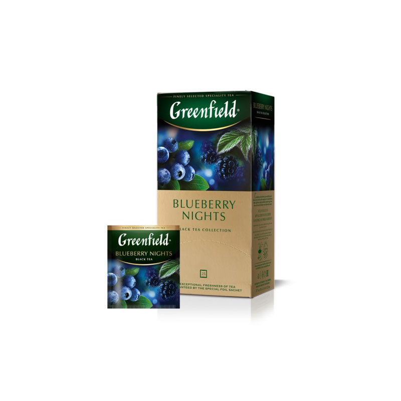 Herbata czarna Greenfield Blueberry Nights 25 x 1,5g