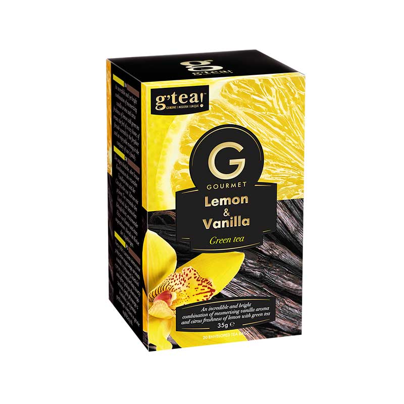 Herbata zielona g’tea! GOURMET LEMON 20x1.75g