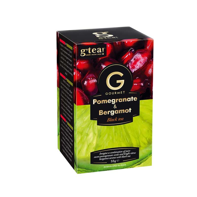 Herbata czarna g’tea! GOURMET POMEGRANATE 20x1.75g