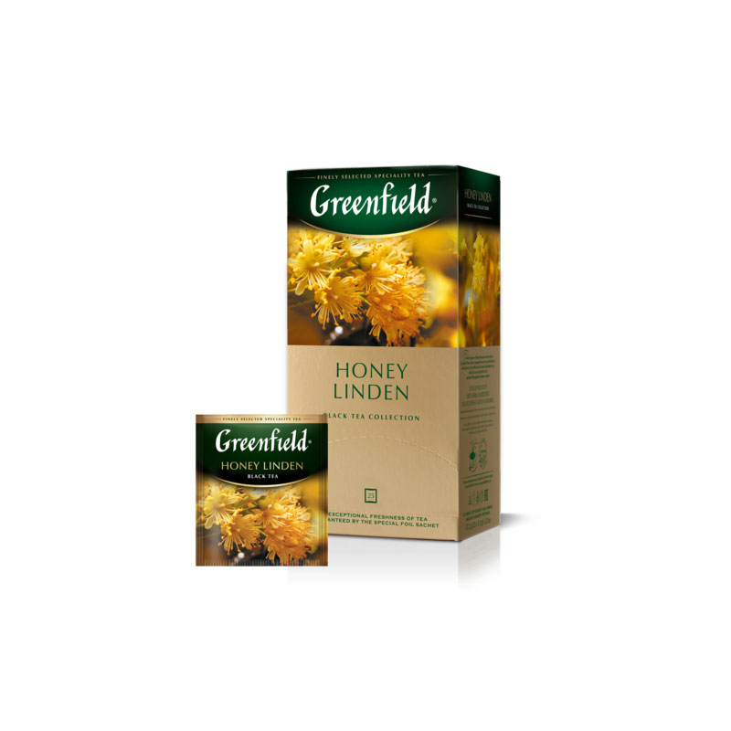 Herbata czarna Greenfield Honey Linden 25 x 1,5g
