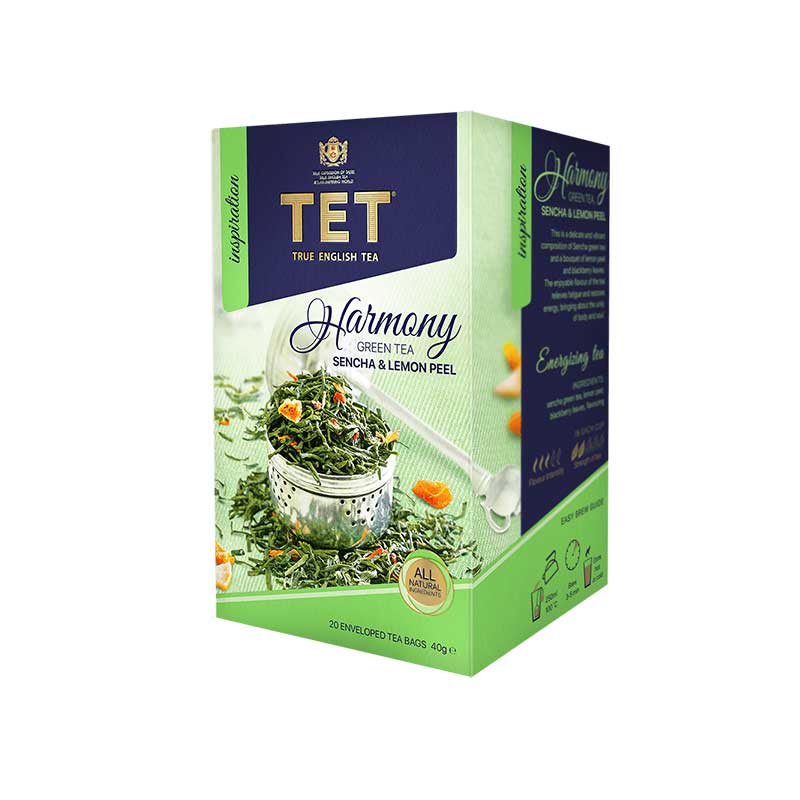 Herbata zielona TET HARMONY Sencha & Lem 20x2g