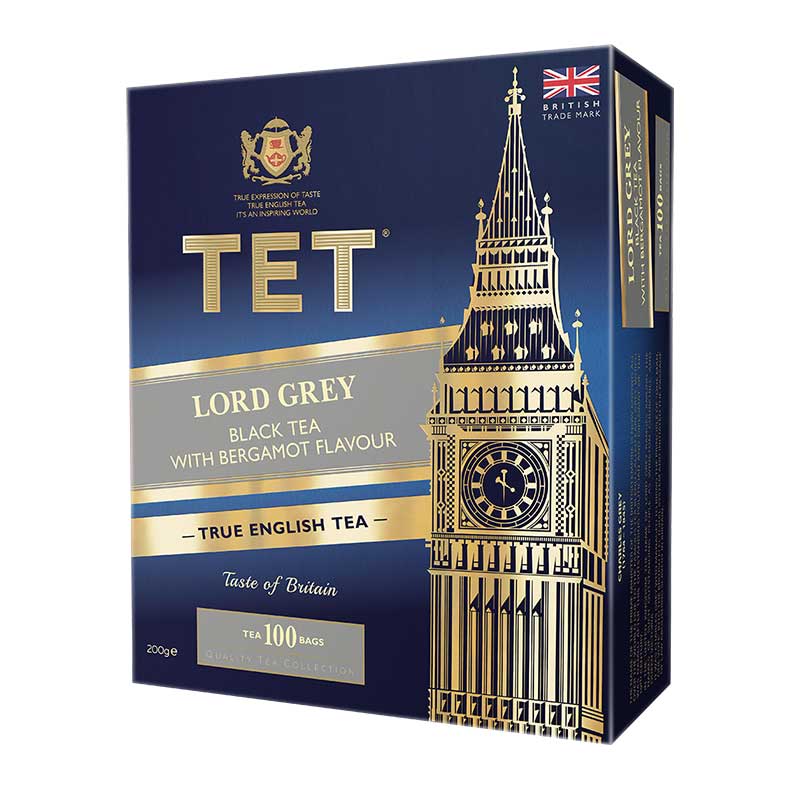 Herbata czarna TET Lord Gray 100 torebek po 2 g
