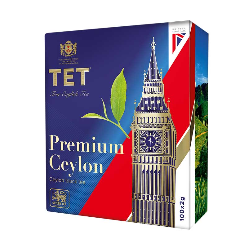 Herbata czarna TET Premium Ceylon 100 torebek 2 g
