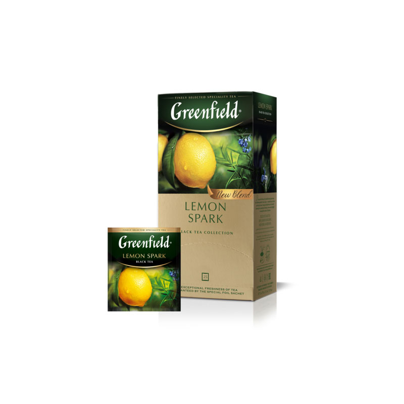 Herbata czarna Greenfield Lemon Spark 25 x 1,5g