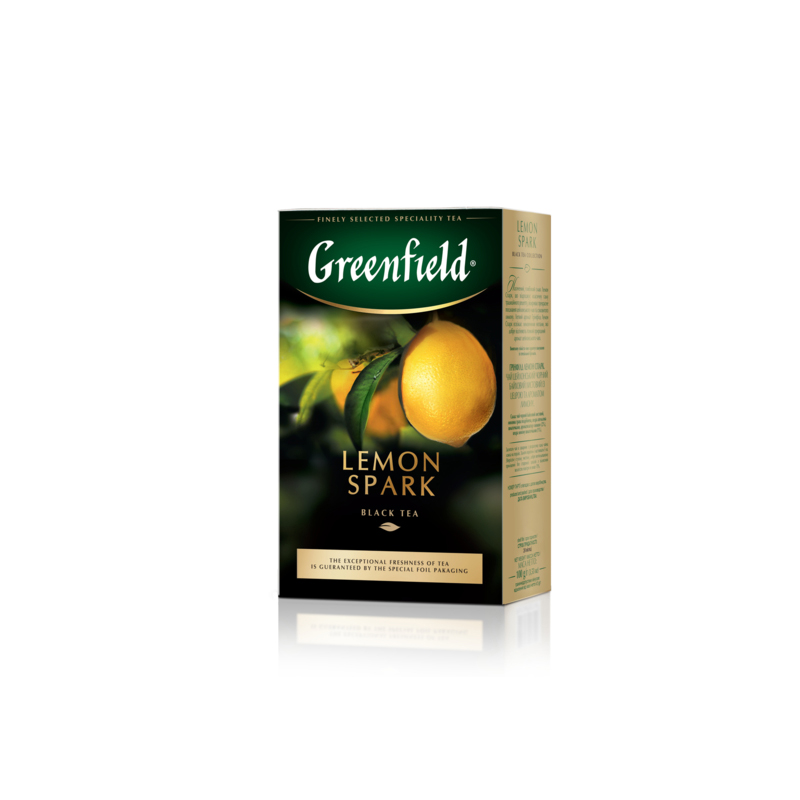 Herbata Greenfield z dodatkami Lemon Spark liść 100g