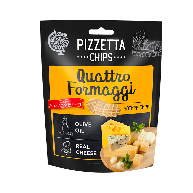 Pizzeta Quatro Formagi przekąska włoska 70g