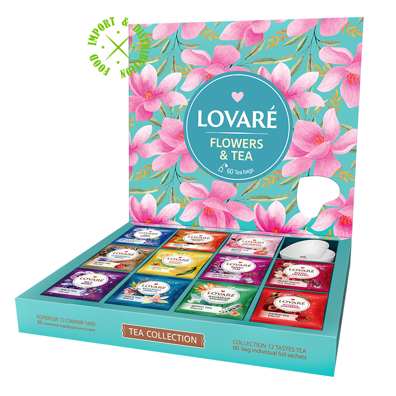 Herbata Lovare Zestaw herbat FLOWERS TEA 12x5szt.