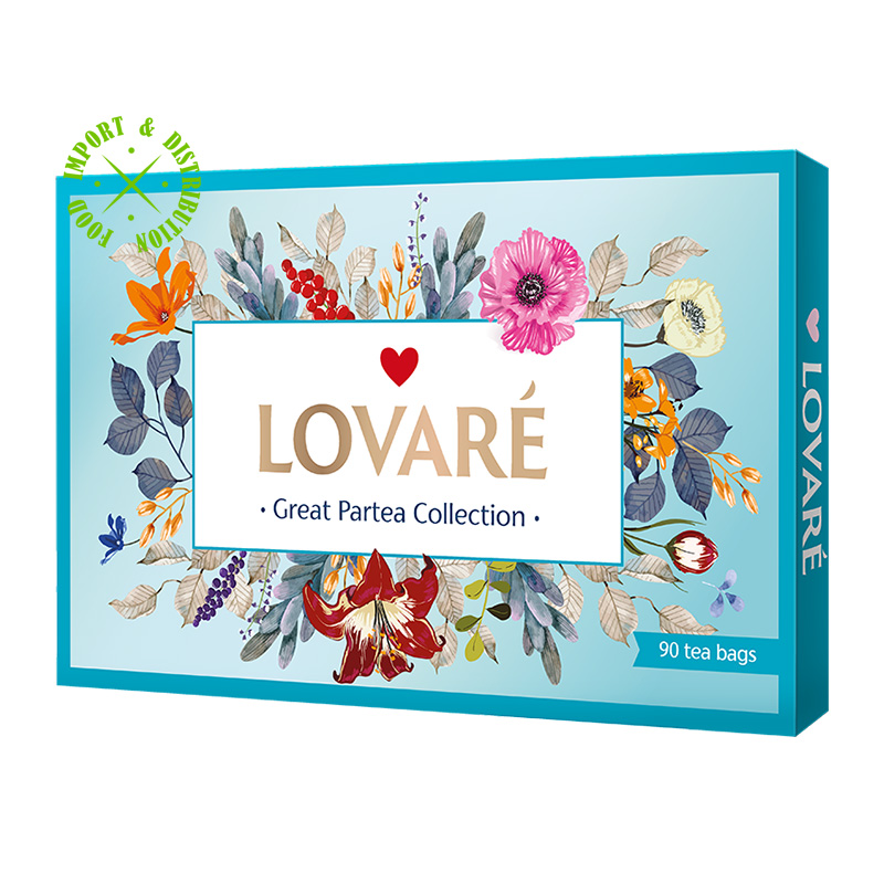 Herbata Lovare Kolekcja 18 smaków 90 torebek WINTER GREAT PARTEA Collection