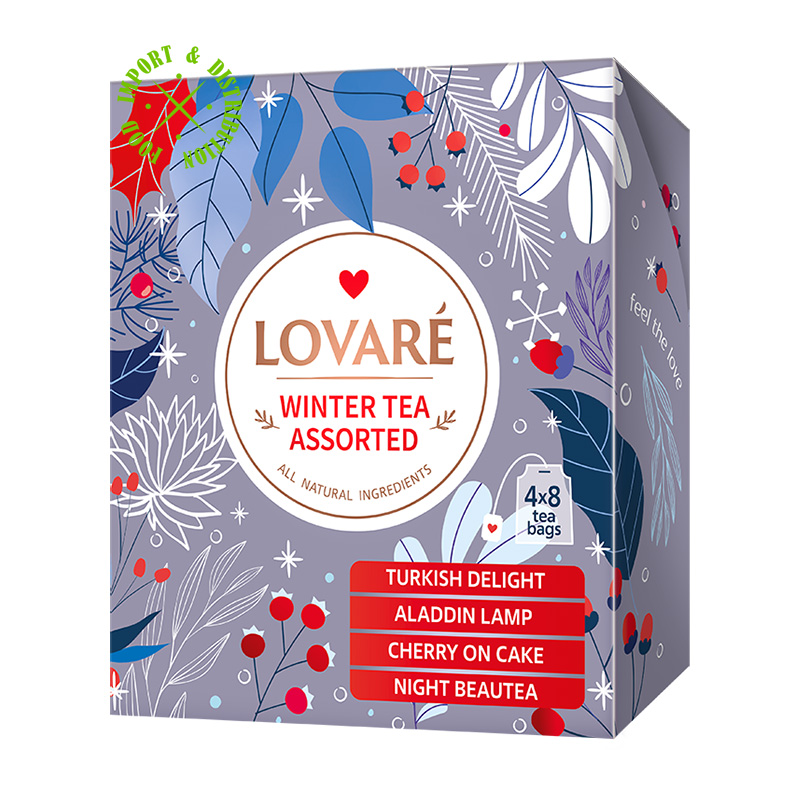 Herbata Lovare Zestaw WINTER TEA ASSORTED 2gr x 32tor